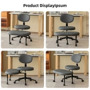 Ergonomic Office Chair – Multi-Position Cross Legged Design for Adults, Swivel Meditation & ADHD Fidget Desk Chair with Back Support & Rolling Base