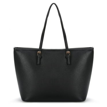 Ladies Handbag Tote Simple Casual Large Shoulder Bag Top Handle Handbag for Business for Women(Black)