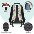 thumbnail image 4 of Aplkyhs Hat Horseshoe Bow 4 Piece Kids Backpack Set with Lunch Bag Pencil Case and Bottle Holder School Backpack for Elementary Middle School Students, 4 of 7