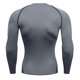 thumbnail image 2 of Ceisia Men's Compression Long Sleeve Crew Neck Athletic Base Layer Shirt Gray L Gifts, 2 of 4