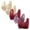 Beige, variant on Bras for Women Front Closure Womens Bras No Underwire 5-Pack Supportive Bras Wirefree Posture Correcting Smooth Full Coverage Brassiere Solid Embroidered Underwear for Ladies Running S Red