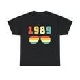 thumbnail image 2 of Vintage 1989 T Shirts for Women Retro Funny 1989 Birthday Tshirts Shirts for Women Plus Size, 2 of 7