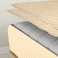 thumbnail image 4 of Zipper Fitted Sheet, (Queen Size 60x80) 18 Inch Deep Pocket, 100% Egyptian Cotton, 800 TC, Stripe Ivory Color., 4 of 7