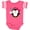 Football Pink and White, variant on Inktastic Penguin Girl Snowflakes Girls Baby Bodysuit