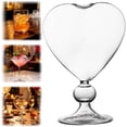 thumbnail image 2 of Novelty High Borosilicate Glass Cups, Bird Swan Heart Thumb Shaped Drinking Glasses For Bar Home Decor, Artistic Cocktail Glassware For Party, Pattern C, 2 of 5