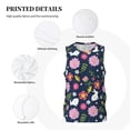thumbnail image 3 of Naloa Floral Rabbit Basketball Jersey Reversible Men's Mesh Athletic Sports Shirts Training Practice S-4XLMedium, 3 of 6