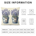 thumbnail image 5 of COMIO Spring Lavender Pillow Covers Farmhouse Purple Floral Flowers Decorative Hello Spring Holiday Cushion Cases for Sofa Couch Home Decorations, 5 of 5