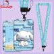 thumbnail image 4 of Sanrio Kuromi Student ID Card Holder with Lanyard Cute Pikachu Protective Card Case for School, Bus, Access Card, Work Badge, 4 of 5