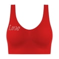 thumbnail image 6 of ylioge S-4X Womens Plus Size Sports Bras No Underwire Support Tshirt Bralettes Stretchy Pullover Push Up Breathable Full-Coverage Yoga Underwear Bra, 6 of 6