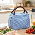 thumbnail image 4 of Clearance Lunch Box, Waterproof Reusable Portable Lunch Bag for Back to S*chool / Work / Travel / Picnic / Party, Under 1 Dollars! (Blue), 4 of 7