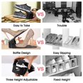 thumbnail image 3 of 10PACK Shoe Slots Organizer for Closet Organization, Adjustable Shoe Stacker Space Saver,Double Layer Shoe Rack Organizer Holder - Black, 3 of 7