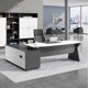 thumbnail image 5 of Luxury Office Desk Standing Bedroom Storage Standing Writing Desk Workstation Drawers Scrivania Con Cassetti Modern Furniture My Lux Decor Round, 5 of 7