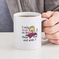 thumbnail image 4 of CafePress - I Only Quilt Mugs - 11 oz Ceramic Mug - Novelty Coffee Tea Cup, 4 of 4