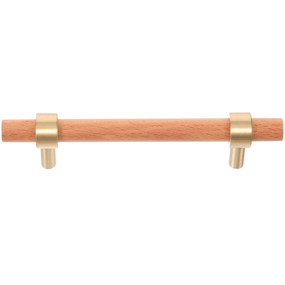 unbranded  Solid Wood Handle Door Furniture Pulls Knobs Wardrobe Handles