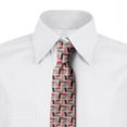 thumbnail image 2 of Geometric Necktie, Colorful Mosaics, Dress Tie, 3.7", Multicolor, by Ambesonne, 2 of 3
