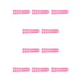 thumbnail image 2 of Guardurnaity 24 Pack Frosted Press on Nails DIY Exquisito estilo francés Colorfast Personalidad Acrílico Nail para amantes de la manicura 14pink 14 rosa 10Conjunto, 2 of 6
