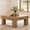 Light Brown, variant on Fnova 39.4" Square Coffee Table, Farmhouse Wood Accent Center Cocktail Table with Sturdy Wooden Legs for Living Room, Easy Assembly