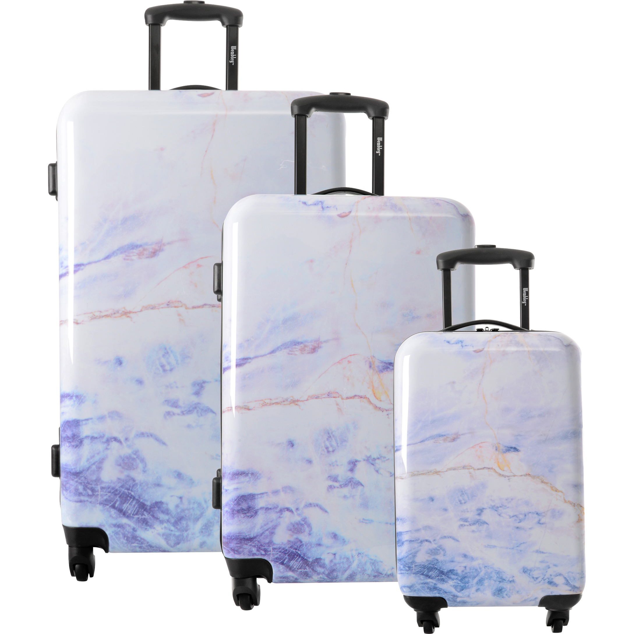 Wembley 3 Piece Hardside Spinner Luggage Set