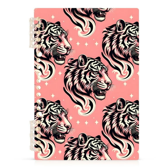 Cool Tiger Spiral Journal Notebook College Ruled Notebook 8.3" x 5.7" A5 Lined Thick Paper Page