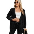 thumbnail image 1 of YTDSCS Women's Button down Jean Jacket V-Neck Long Sleeves Denim Jean Jacket Spring Fall Washed Cowboy Outwear for Womens S-XL, 1 of 8