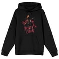 thumbnail image 6 of Nightmare On Elm Street Ready Or Not Here I Come Long Sleeve Women's Black Hooded Sweatshirt-Small, 6 of 7