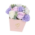 thumbnail image 4 of Ramo de flores artificiales realista y decorativo, jabón floral perfumado para bodas. Púrpura, 4 of 9