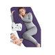 thumbnail image 1 of Almohada Para Embarazo Y Lactancia Jumbo + Microgel Xtellar azul, 1 of 4