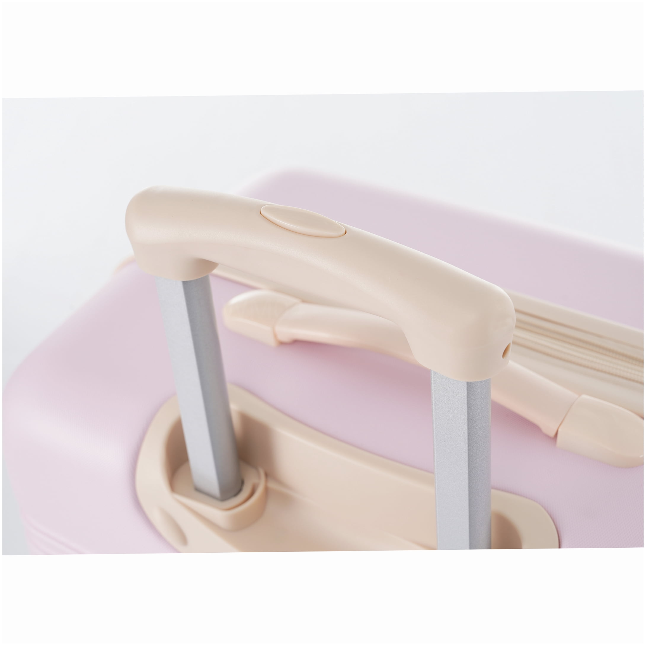 Expandable Light Pink 3-Pc Hardside Spinner Luggage Set with TSA Lock