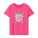 thumbnail image 1 of Camiseta para mujer, ropa deportiva de verano, camisetas de verano a la moda para mochilero, uso diario Rosa Rosa, 1 of 7