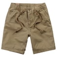 thumbnail image 5 of COSFO Casual Mens Cargo Shorts Yellow Elastic Waist Relaxed Fit Hiking Drawstring Work Shorts, 5 of 5