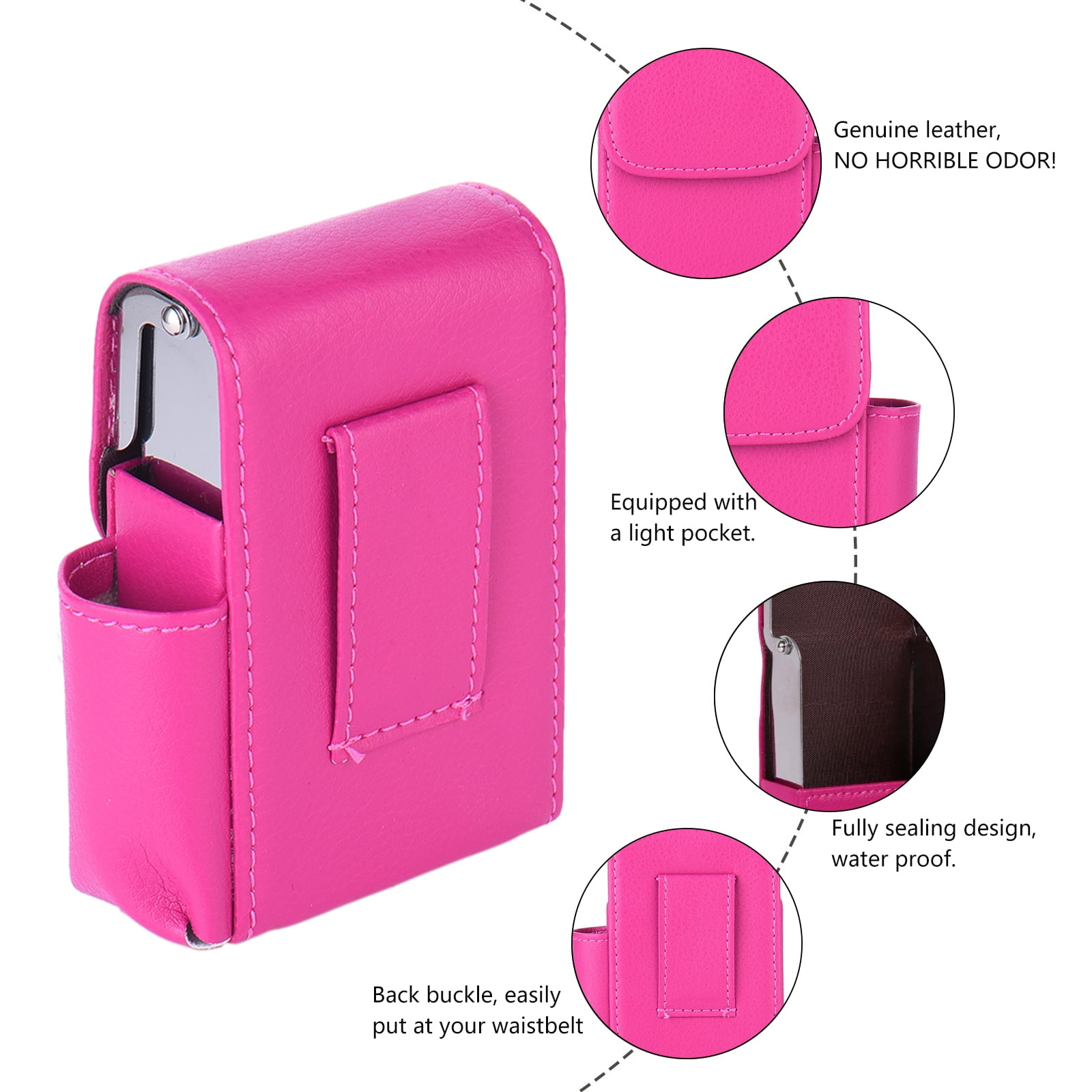 Designer Cigarette Case Pack Holder or 100's Lighter Pocket by Leather –  varunbaadshah