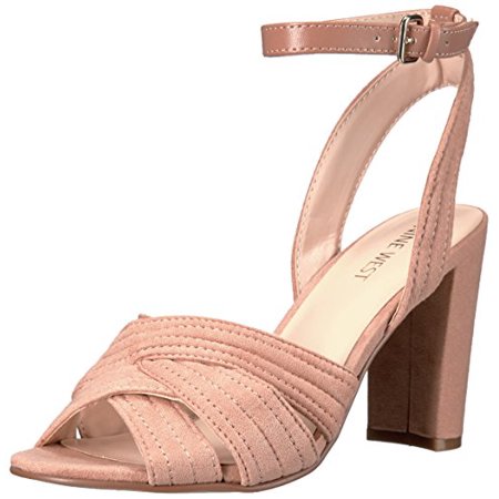 

NINE WEST Women s Niaria Leather Dress Sandal Natural 7 M US