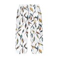 thumbnail image 3 of Domuza Women's Bermuda Shorts Casual Knee Length Relaxed Fit Beach Shorts Summer Boho Striped Floral Print Athletic Shorts with Pocket Light Gray 2XL, 3 of 5