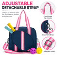 thumbnail image 4 of Waterproof Pickleball Paddle Bag for Men and Women, Large Capacity Tennis Bag with Adjustable Shoulder Strap and Zippered Paddle Compartment,M28, 4 of 7