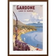 thumbnail image 2 of Art.com Travel Poster for Garda Lake Art Print, Brown Frame Wall Art, 21" x 29", 2 of 5