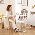 thumbnail image 2 of Trona HONEY JOY plegable para bebés con bandeja y reposapiés, 2 of 9