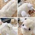 thumbnail image 6 of Jiibva Cute Sheep Crossbody Bag Cartoon Animal Purse Handbags Plush Bag Cartoon Lamb Shoulder Bag Messenger Bag for Women, 6 of 7
