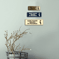 thumbnail image 3 of Standard Quiet Please Service In Progress Sign (Brushed Gold) - Small, 3 of 5