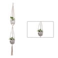 thumbnail image 1 of Billuyoard Cestas colgantes 100 hechas a mano, soporte para plantas, macramé, colgador de plantas, maceta para colgar en la pared interior, soporte para Jardín y Patio No.29 Billuyoard HA001777-29, 1 of 6
