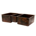 thumbnail image 2 of Premier Copper Products Ksp3_Ktdb422210 42" Triple Basin Drop In / Undermount 14 - Copper, 2 of 7