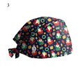 thumbnail image 1 of Gorro de enfermera de algodón con estampado de dibujos animados para hombres y mujeres, gorro de dentista absorbente del sudor, gorros de cuidado de salón de belleza, regalos de navidad, 1 of 4