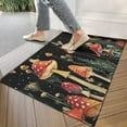 thumbnail image 4 of Red Mushroom Frog Black Pattern Door Rugs,Washable Non Slip Door Mats Indoor,Decorative Door Mats,Entry Mat Indoor for Entrance,Bedroom,Kitchen,Bathroom,17"x30", 4 of 6