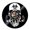 Without LED, variant on Toxic Biohazard Zombie Gas Mask Skull Wall Clock Vinyl Record Clock Biochemical Skull Wall Art Clock Halloween Skull Lovers Gift With LED