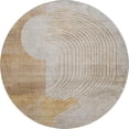 thumbnail image 2 of Addison Rugs Mayfield Premium Machine Washable Transitional Geometric Gold Round Rug, 8' x 8', 2 of 6