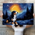 thumbnail image 4 of Bernese Mountain Canvas Unframed Colofull Inspired bedroom decor - Dog Pet Family Animal Friend Peace Oil Painting Art Print Canvas Wall Décor, 4 of 4