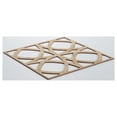 thumbnail image 4 of Ekena Millwork 23 3/8"W x 23 3/8"H x 1/4"T Large Fleetwood Decorative Fretwork Wood Wall Panels, Red Oak, 4 of 18