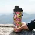 thumbnail image 7 of Gaeub Fruit-Flavored Ice-Cream Print Stainless Steel Water Bottle,18oz Sports Insulated Kettle for Women Men,Suitable as a Gift, 7 of 7