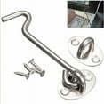 thumbnail image 6 of tooloflife Stainless Steel Cabin Hook Cabin Hook Eye Latch Silver 3 Inch, 6 of 7
