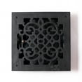 thumbnail image 5 of Black Floor Air Vent Heat Register w/Louver Heavy Cast Aluminum Vintage Victorian Rustic Upscale Design Decor Duct 8" x 8" Floor Vent Grille Registers Renovators Supply, 5 of 11