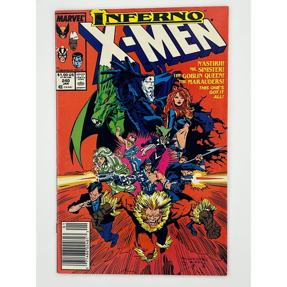 Uncanny X-Men #240 Comic Book